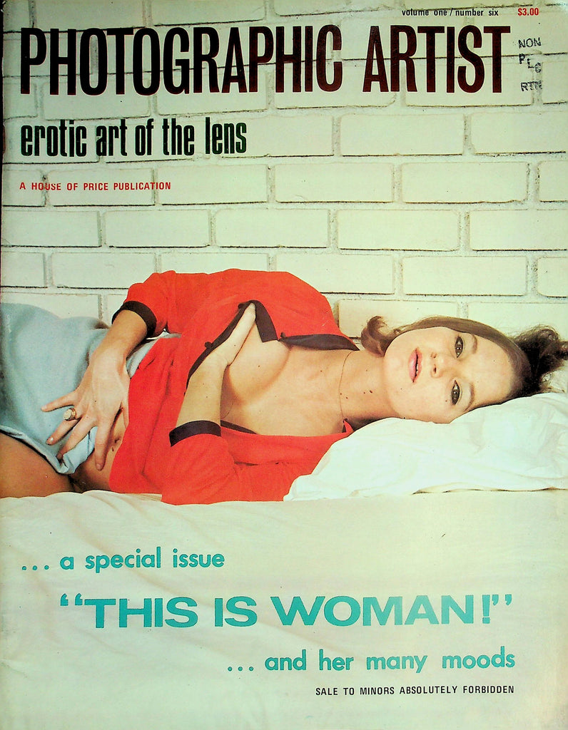 Photographic Artist Magazine  Erotic Art Of The Lens - Special Issue This Is Woman! and her many moods  vol.1 #6 1960's  070426lmp-GSC