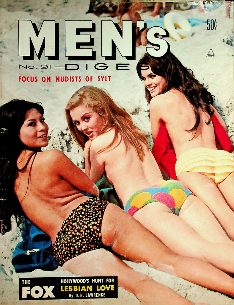 Men's Digest Magazine   Focus On Nudists Of Sylt  #91  1968    032826lmp