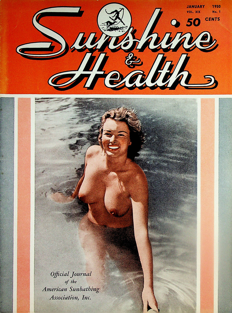 Sunshine & Health Nudist Magazine  January 1950    052824lm-p