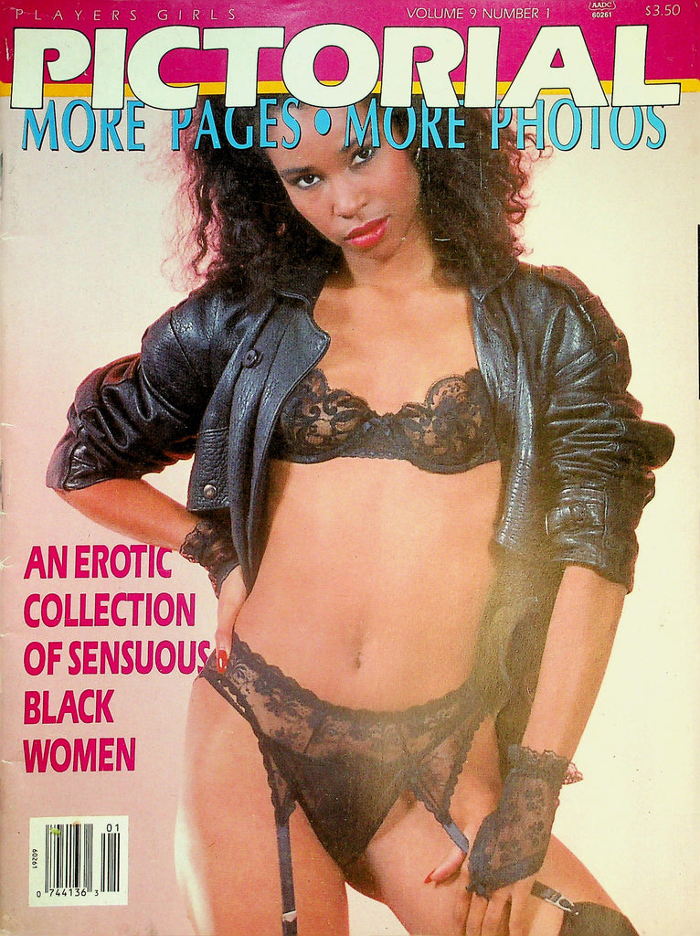 Players Girls Pictorial Magazine  Sensuous Black Women : Jeannie & Ebony, Gail Skorr and More! August 1988      022526lmp