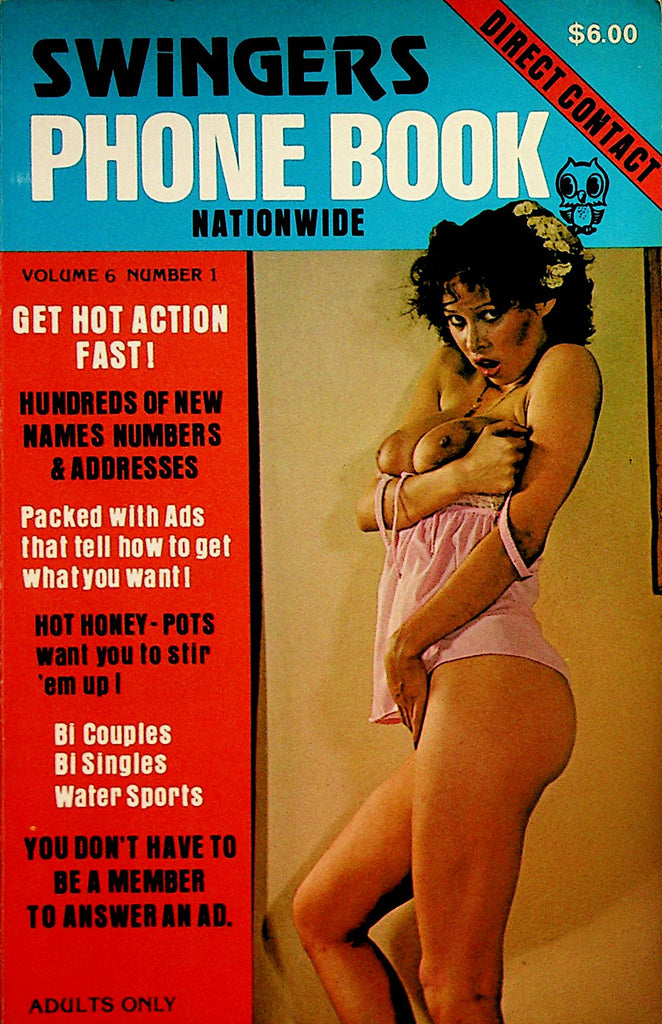 Swingers Phone Book Nationwide Direct Contact Magazine  Hot Action!  vol.6 #1  1970's   041024lm-p2