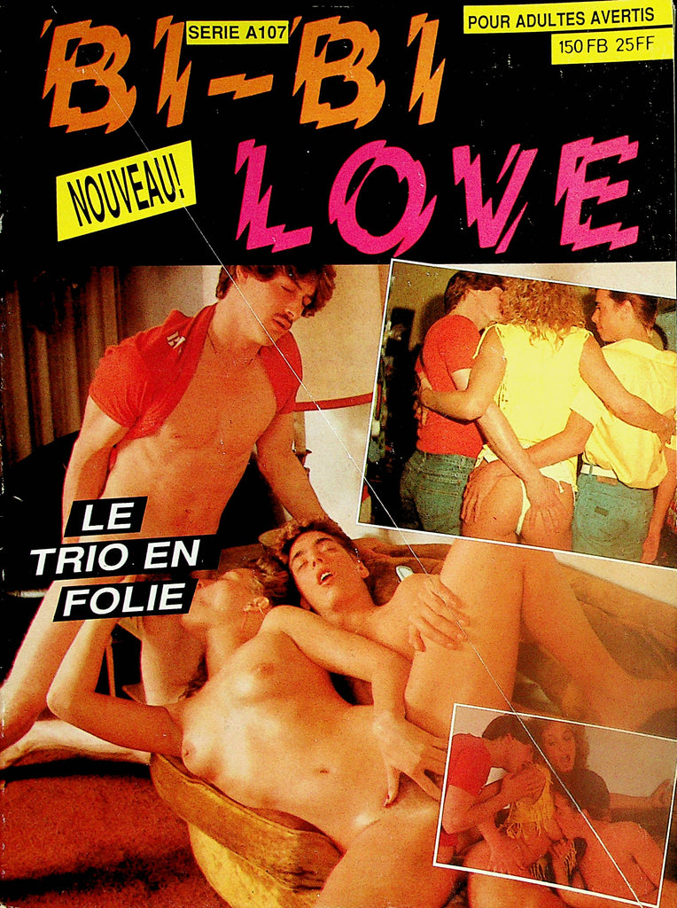 Bi-Bi Love French International Magazine  Crazy Trio   1970's      011724lm-p