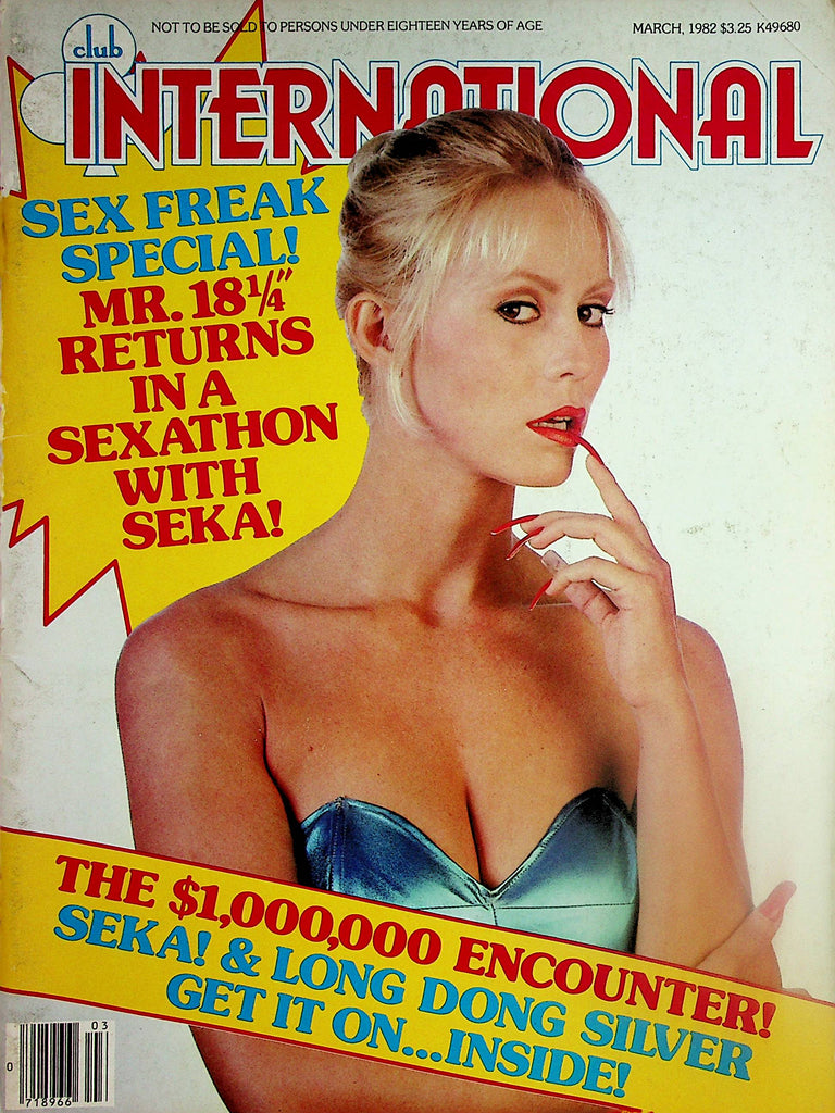 Club International Magazine  Seka & Long Dong Silver March 1982     102723lm-p