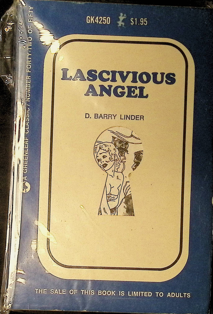 Lascivious Angel by D Barry Linder Gk4250 1970s Greenleaf Classic Keyhole Series Adult Paperback Novel 080625AMP