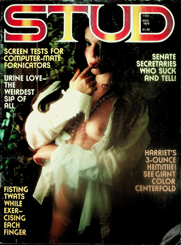 Stud Magazine  Harriet's 3-Ounce Hemmie! Giant Centerfold  November 1976    110825lm-p2
