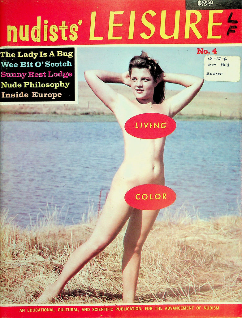 Nudists' Leisure Magazine  Sunny Rest Lodge / Inside Europe #4  1960's  071026lmp-GSC