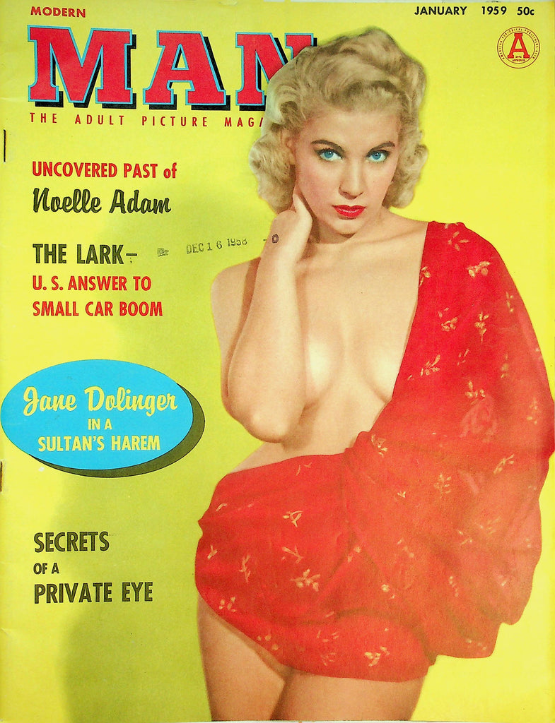 Modern Man Magazine  Jane Dolinger In A Sultan's Harem  January 1959      012126lmp