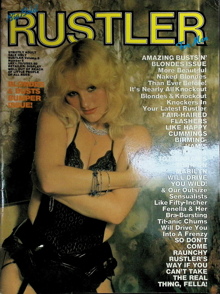 Big Bold Rustler Magazine Blondes & Busts Bumper Issue 1983 091226LLP