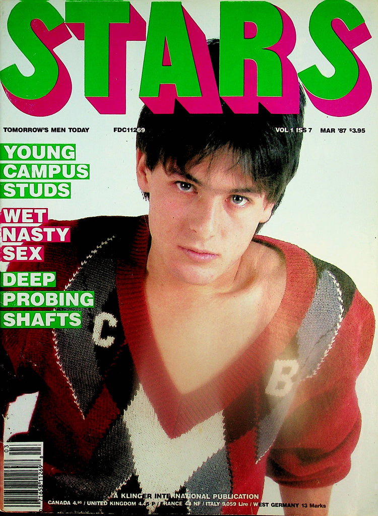 Stars Gay Magazine  Campus Stud Eric Petersen / Jeff Stryker   March 1987     111924lm-p