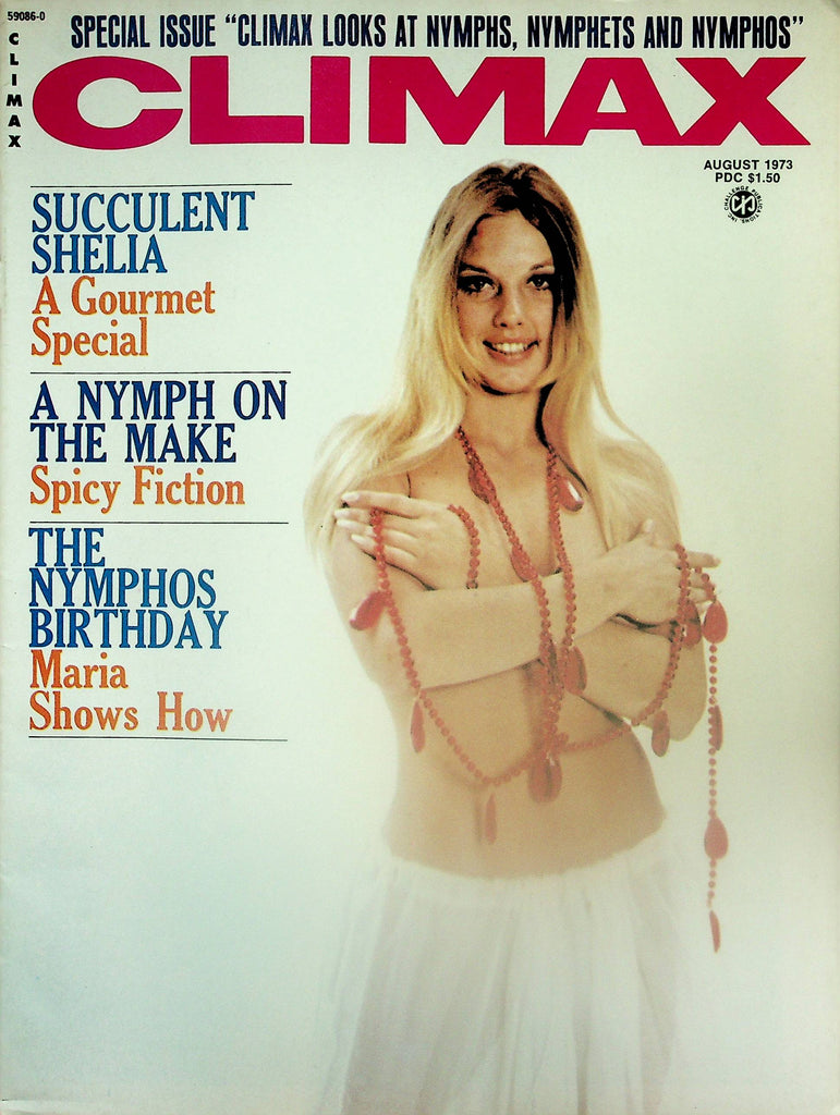 Climax Magazine  Covergirl Nymph On The Make  August 1973   102325lm-p