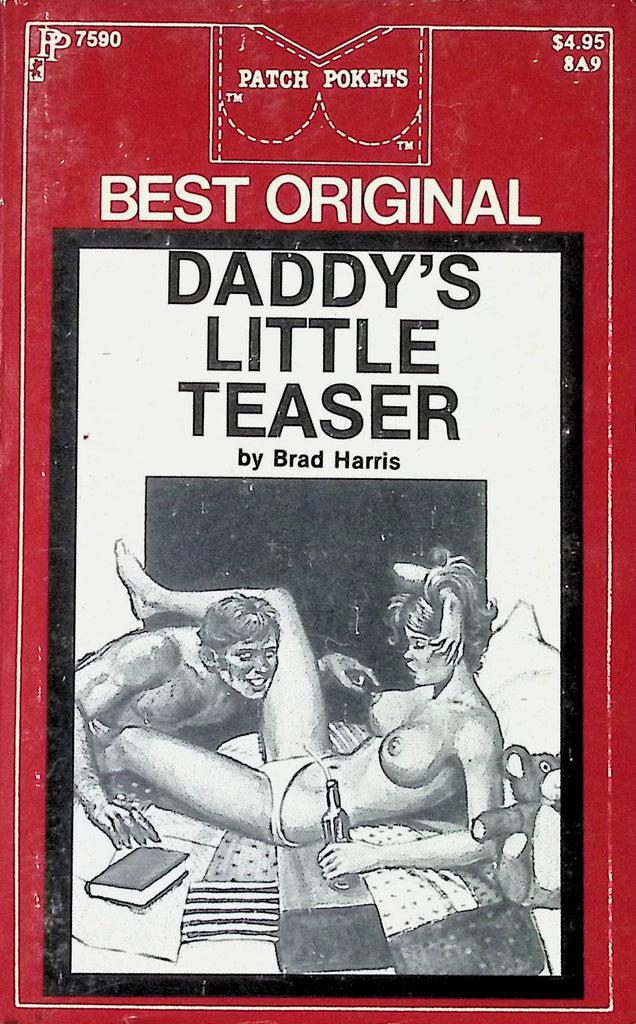 Daddy's Little Teaser by Brad Harris PP7590 1976 Patch Pokets Book Adult Paperback Novel-091224AMP