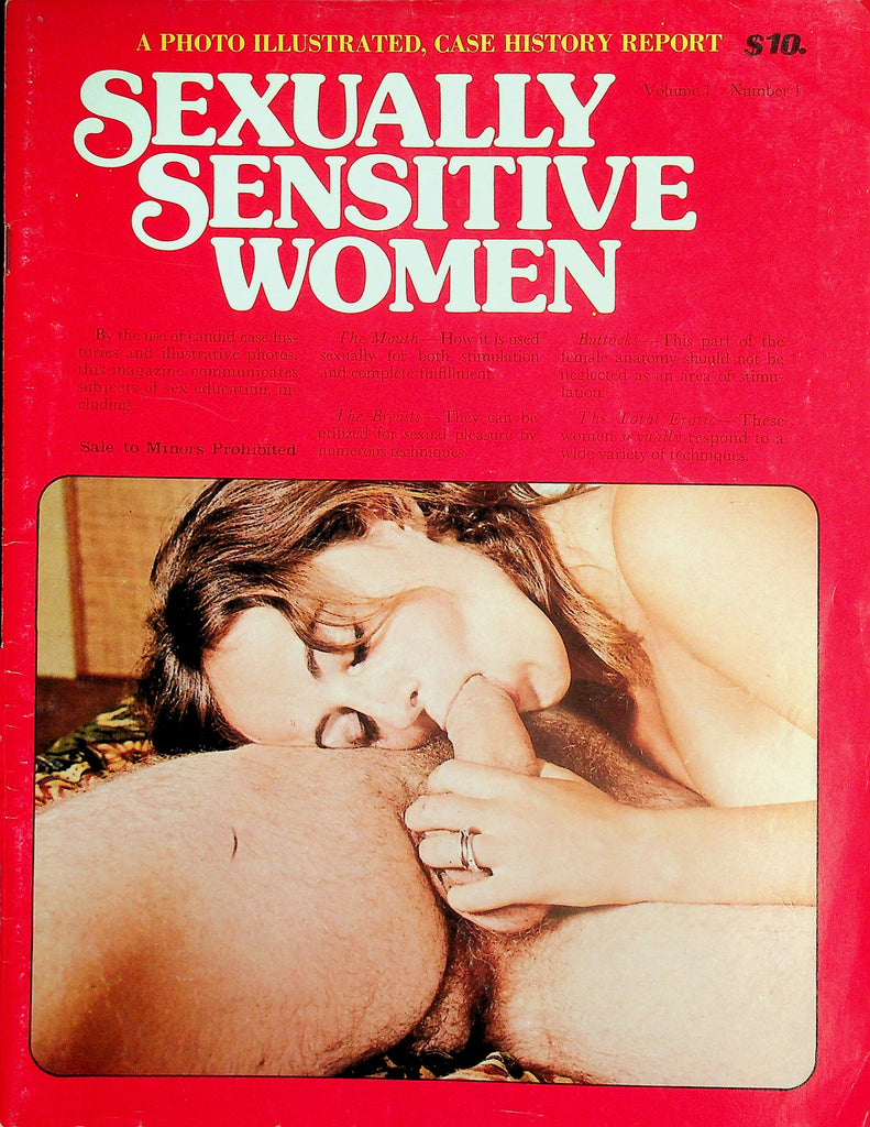 Sexually Sensitive Women Photo Illustrated Case History Magazine  The Mouth, The Breasts, Buttocks   vol.1 #1  1970's   052526lmp-GSC