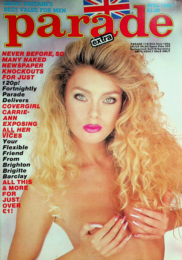 Parade Extra Magazine   Cover/Centerfold Carrie Ann   #119  1989   042826lmp