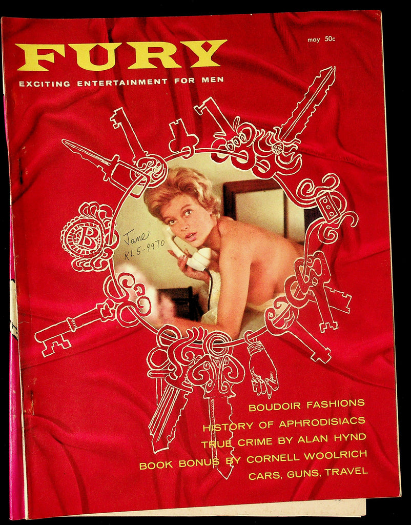 Fury Adult Magazine V.25, No. 2 May 1962 Boudoir Fashions 082426hrp-51