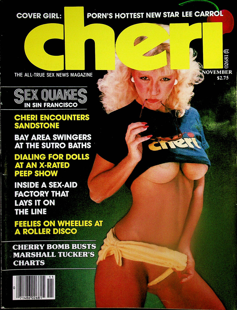 Cheri Magazine  Covergirl Lee Carrol   November 1980   101224lm-p2