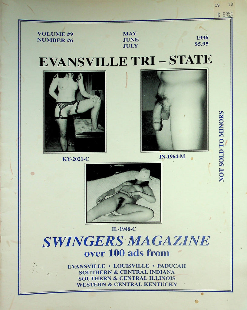 Evansville Tri-State Swingers Contact Magazine  Over 100 Ads  vol.9 #6 1996    042726lmp