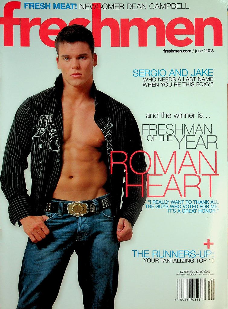 Freshmen Gay Magazine  Freshman Of The Year Roman Heart  June 2006   040226lmp