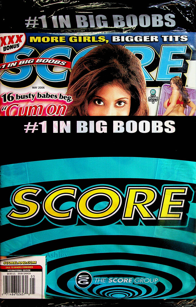 Score Busty Magazine  Cum On My Tits  May 2006  New / Sealed   091523lm-p
