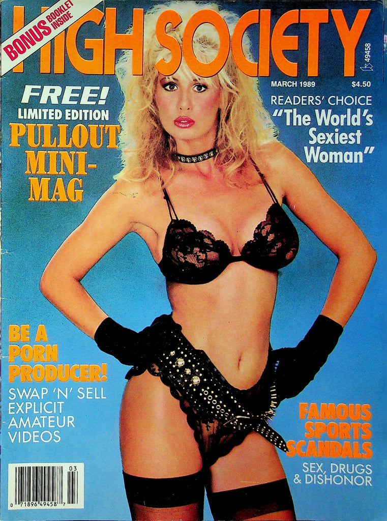 High Society Magazine Brigitte & Loretta March 1989 082123RP