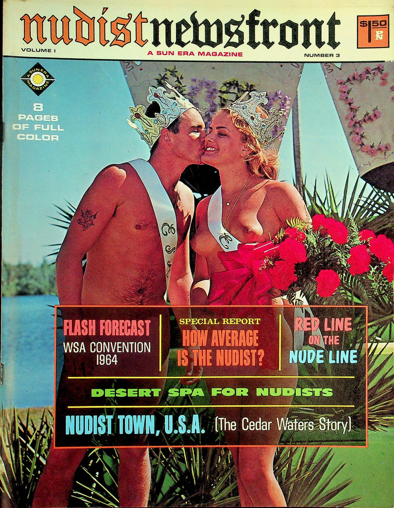 Nudist Newsfront Magazine  ESA Crowns / Nudist Town U.S.A.  vol.1 #3 1964  102126lmp-GSC