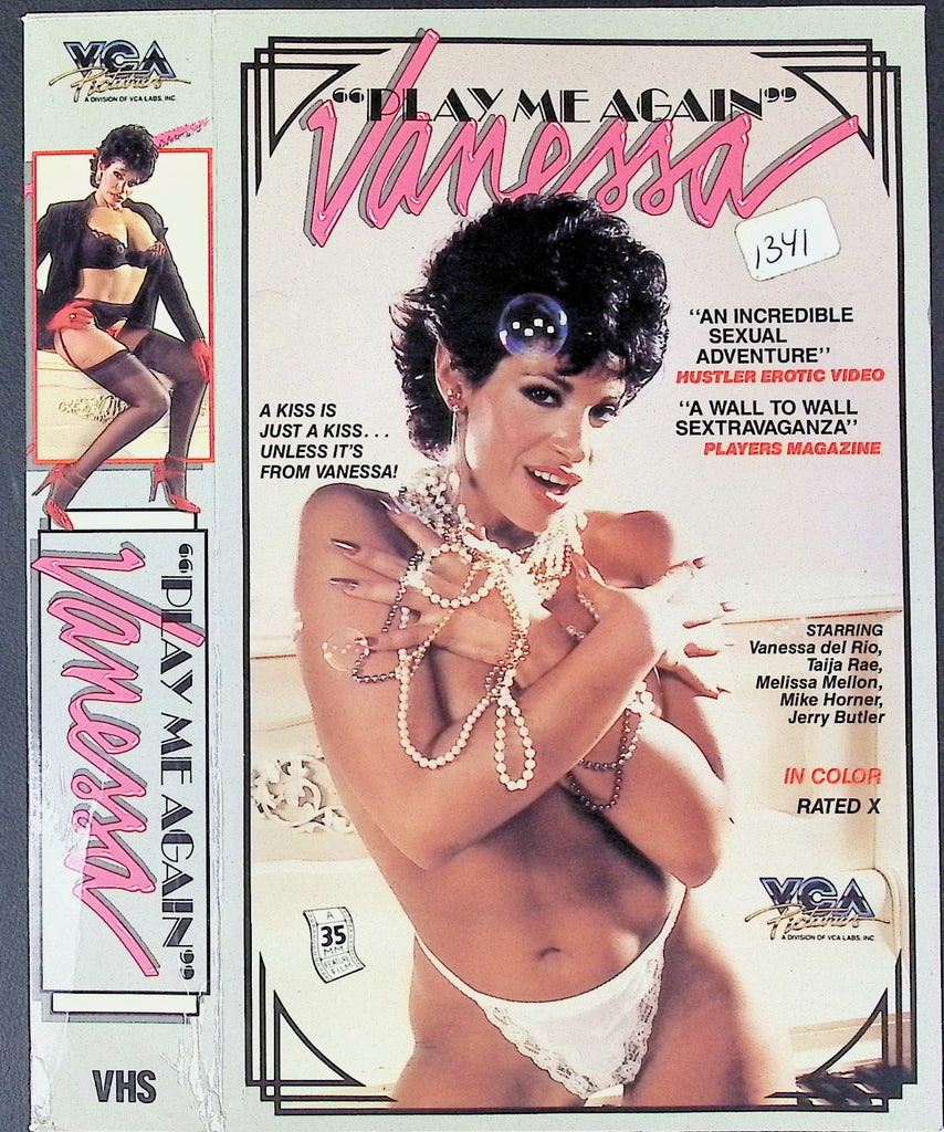 'Play Me Again' Vanessa with Vanessa Del Rio Taija Rae Melissa Mellon Adult VHS Neon Sex 042726AKVHS