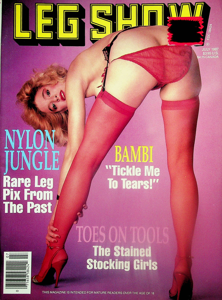 Leg Show Magazine  Bambi / Nylon Jungle  July 1987  061925lm-p