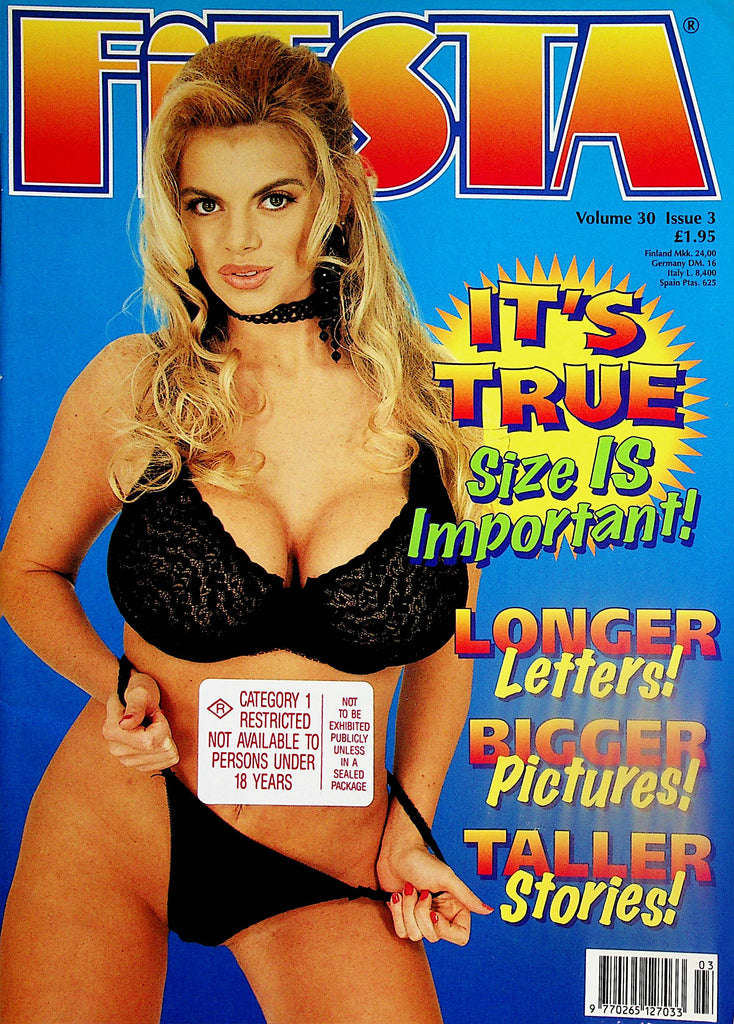 Fiesta Magazine  Cover & Centerfold Girl Fanny  vol.30  #3  1996   122224lm-p