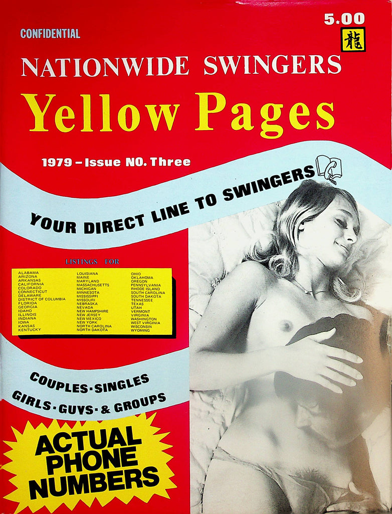 Nationwide Swingers Yellow Pages Contact Magazine  #3 1979  081624lm-p