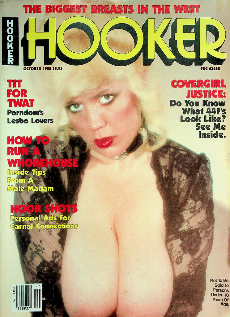Hooker Magazine  Covergirl Justice  October 1985     100726lmp-GSC