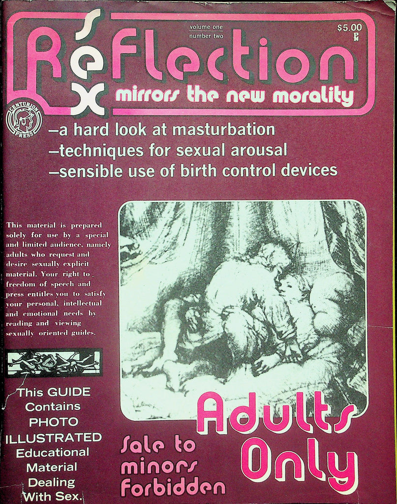 Reflection Educational Sex Magazine   Masturbation , Techniques For Sexual Arousal & More!  vol.1 #2  April 1972    122625lmp