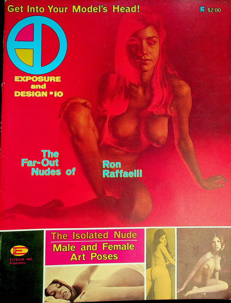 Exposure and Design Magazine  The Far-Out Nudes Of Ron Raffaelli   #10 1968   Elysium Publishing    071326lmp-GSC