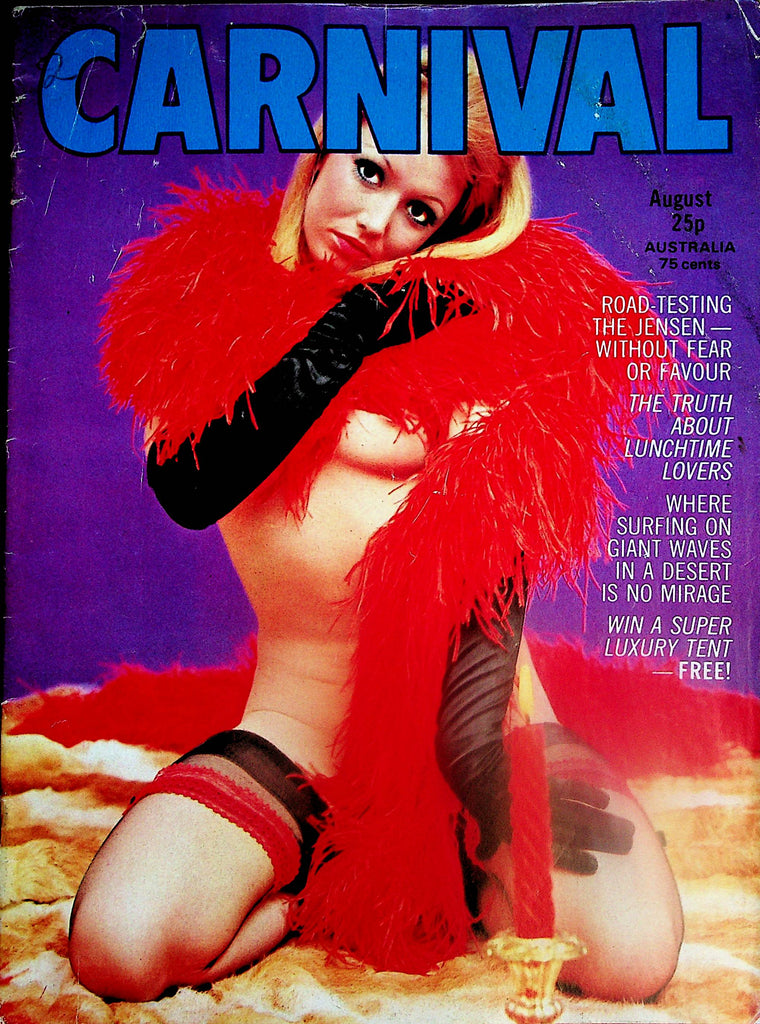 Carnival Adult Magazine     Centerfold Girl Jane / James Dean   August 1970's Australia      072624lm-p2