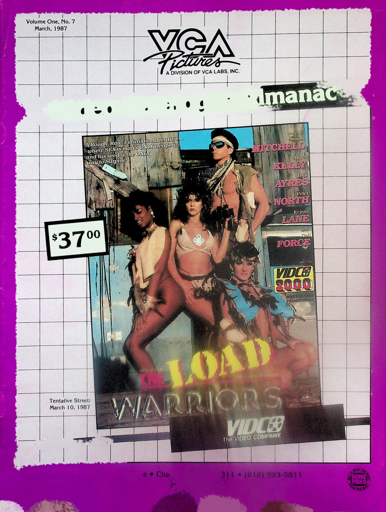 VCA Pictures Video Catalogue Almanac   Nina Hartley, Sharon Mitchell, Amber Lynn & More!   vol.1 #7  March 1987        120325lmp