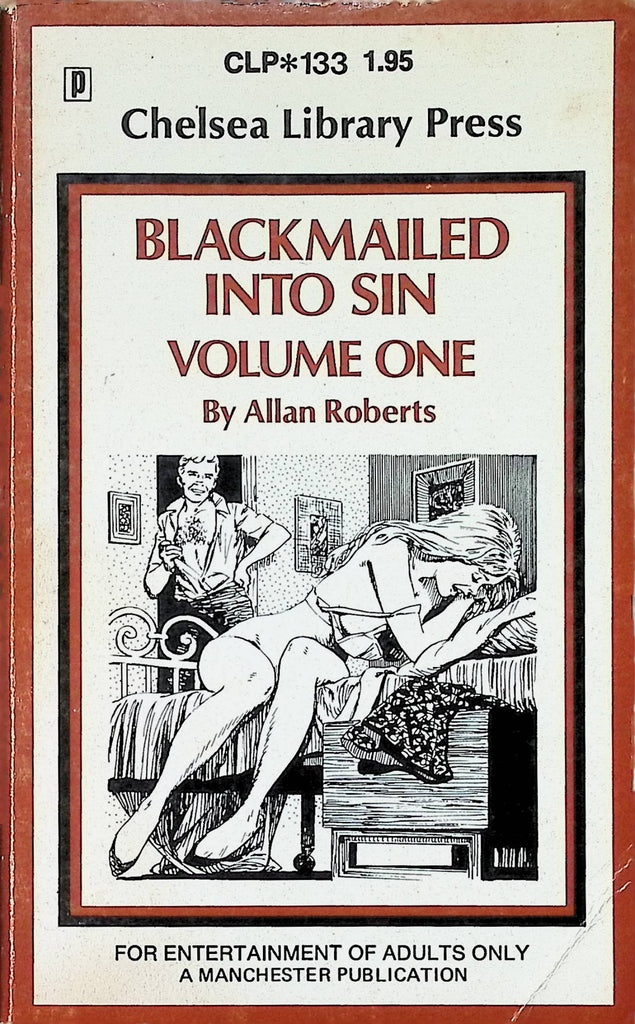 Into Sin Volume One by Allan Roberts CLP133 1973 Chelsea Library Press Adult Paperback Novel-110724AMP