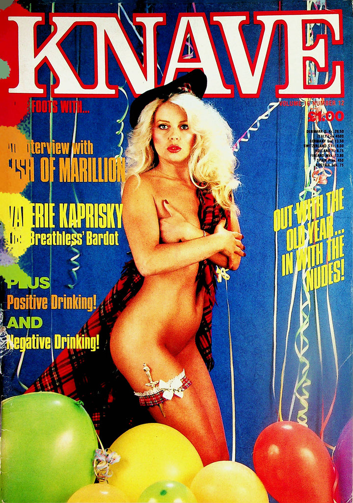 Knave Magazine  Covergirl Valerie Kapriski The 'Breathless' Bardot  vol.16 #12 1984    070224lm-p