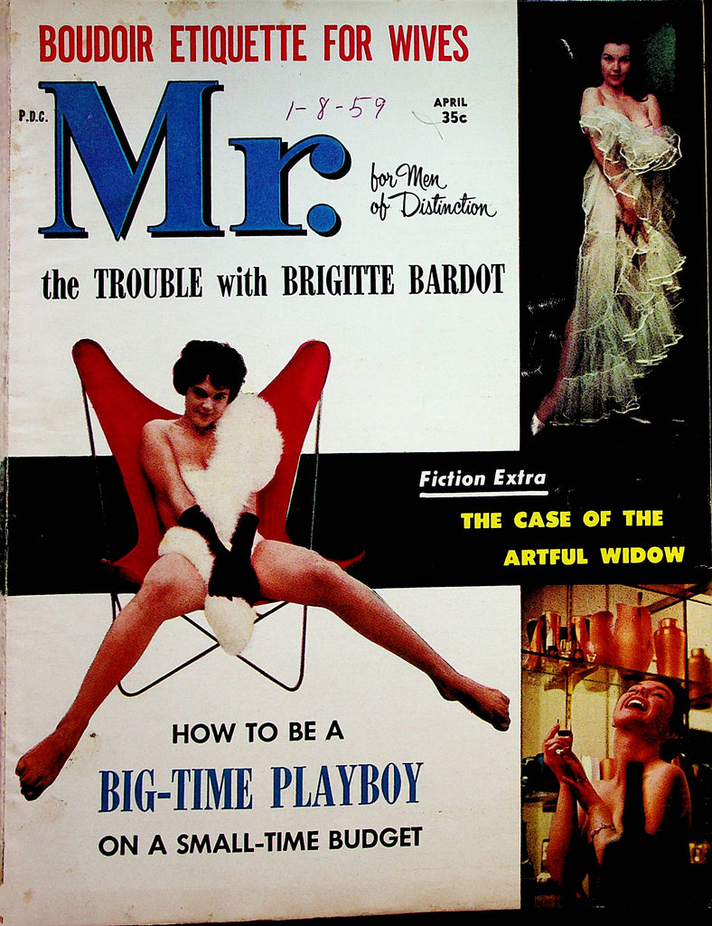 Mr. Vintage Magazine  Brigitte Bardot   April 1959    051323lm-p