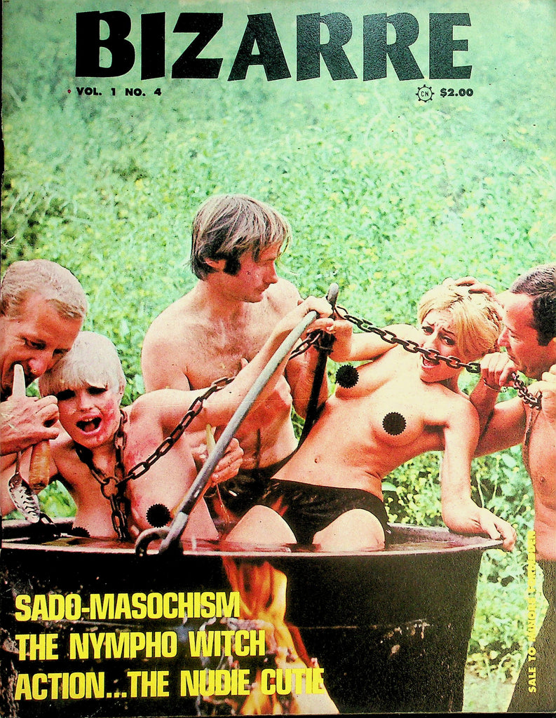 Bizarre Magazine  The Nympho Witch / Sado-Masochism/ The Nudie Cutie  vol.1 #4 1968   070226lmp-GSC