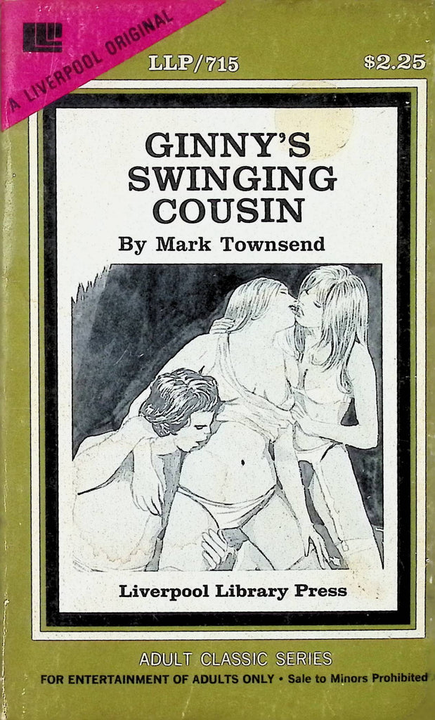 Ginny's Swinging Cousin by Mark Townsend LLP715 1977 Liverpool Library Adult Paperback Novel-082124AMP