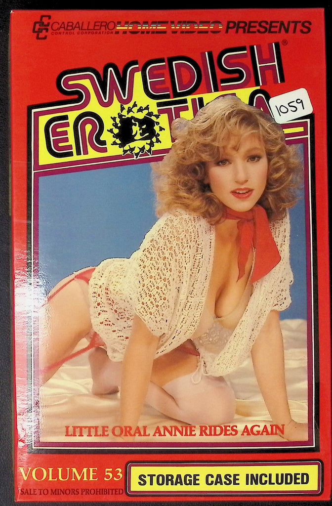 Swedish Erotica #53 Little Oral Annie Rides Again Adult VHS Caballero Video 042026AKVHS2