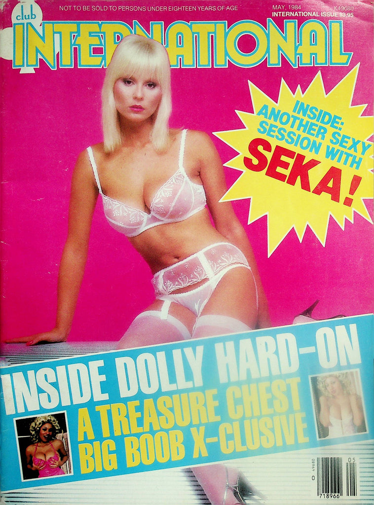 Club International Magazine  Sexy Session With Seka / Inside Dolly Hard-On  May 1984    090225lm-p