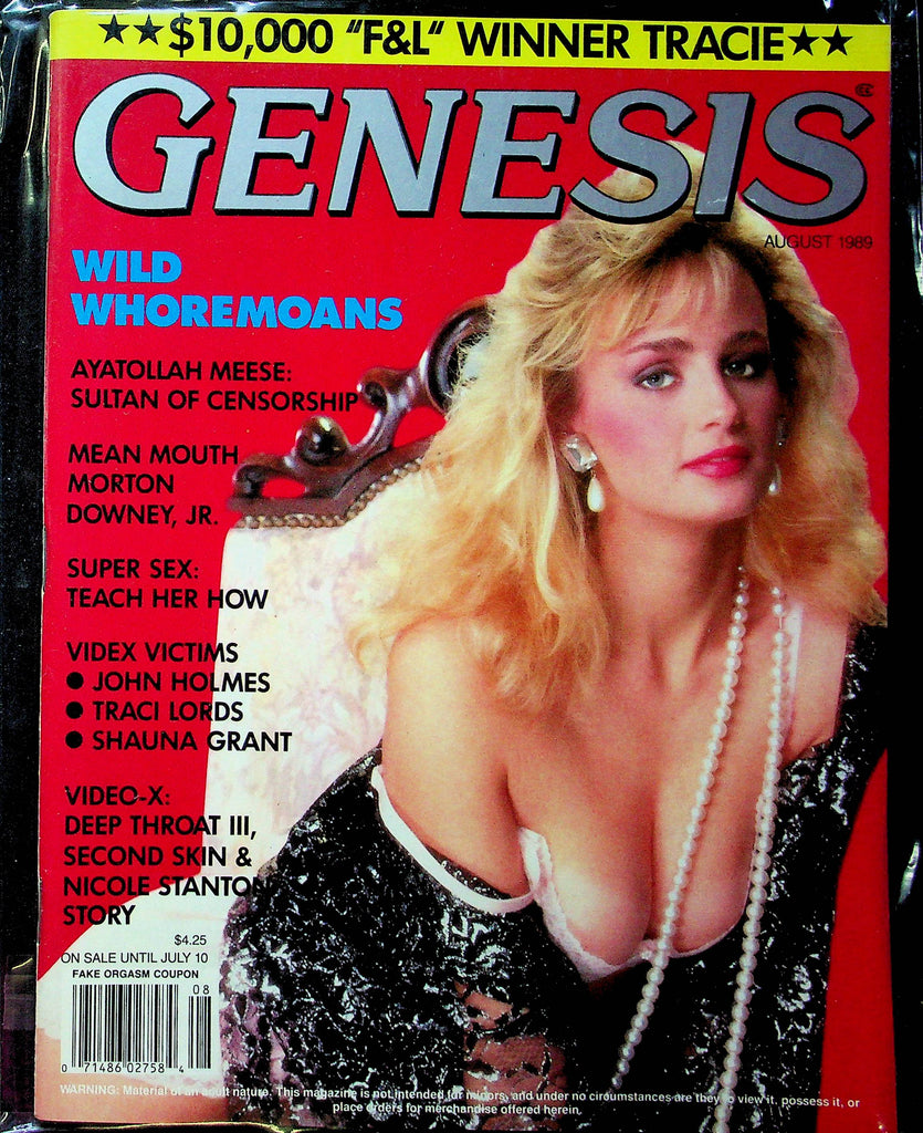 Genesis Magazine F&L Winner Tracie & Ayatollah Meese August 1989 062023RP