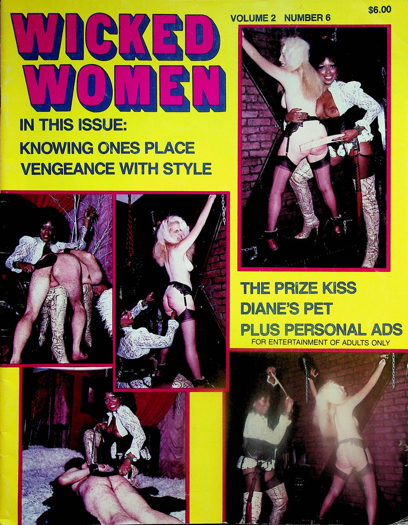 Wicked Women Fetish Magazine  Mistress Mir / The Prize Kiss  vol.2 #6  1980's   072225lm-p