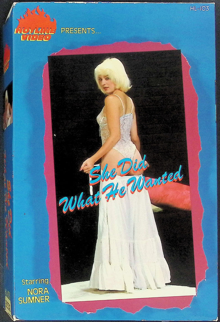 She Did What He Wanted with Nora Sumner Adult Betamax Hotline Video 051926AKVHS