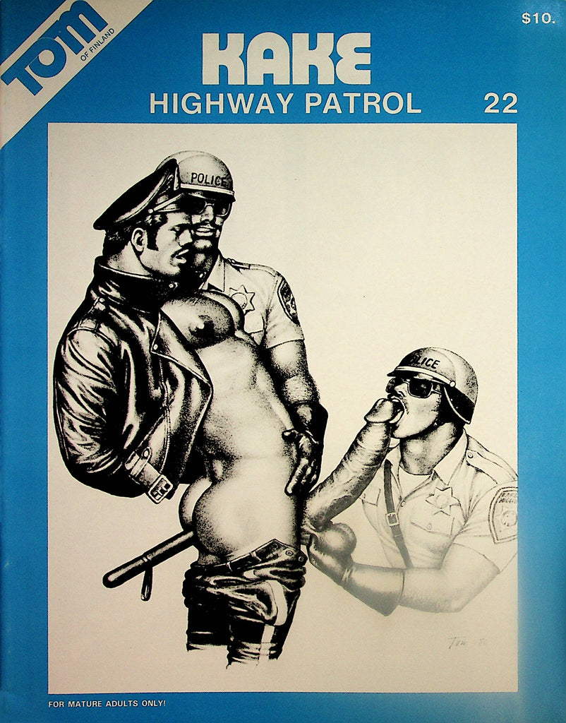 Tom Of Finland Gay Magazine  Kake Highway Patrol #22  1980's    092424lm-p