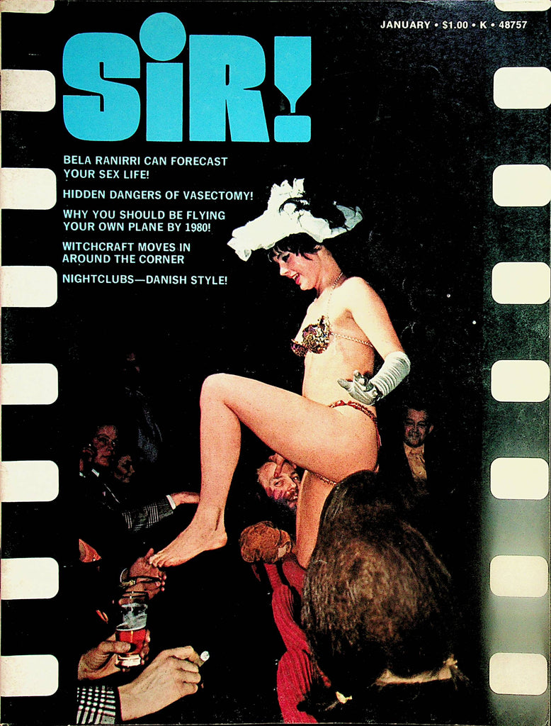 Sir! Magazine  Centerfold Girl Andrea / Nightclubs - Danish Style!  January 1973       041224lm-p