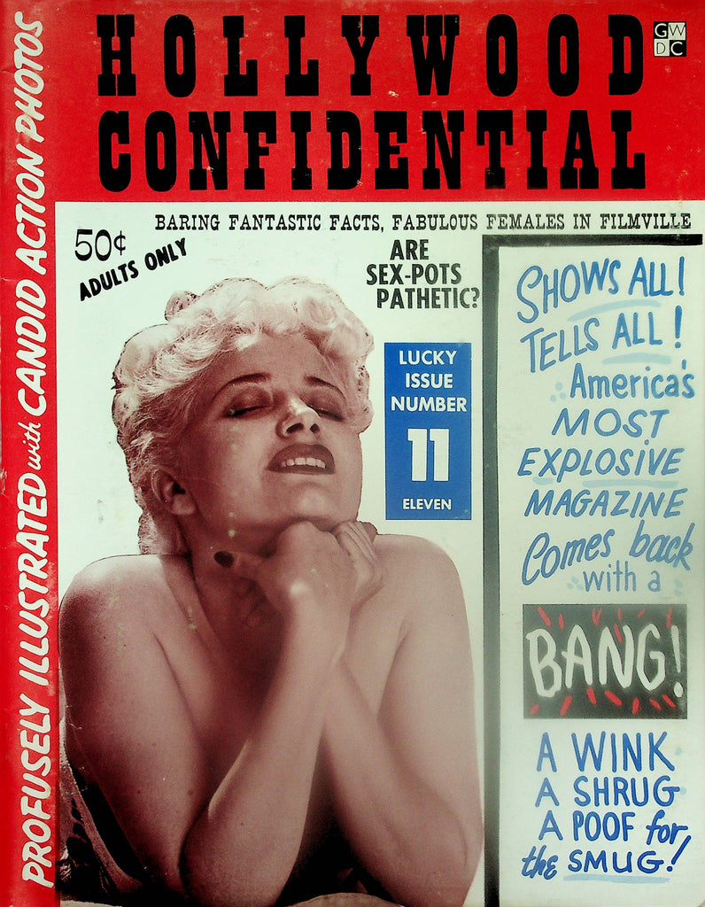 Hollywood Confidential Magazine Kim Novak, Anita Ekburg, Betty Grable, Brigitte Bardot  #11 1950's    102225lm-p
