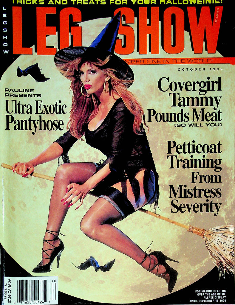 Leg Show Magazine Ultra Exotic Pantyhose & Tammy Pounds Meat October 1996 011924RP
