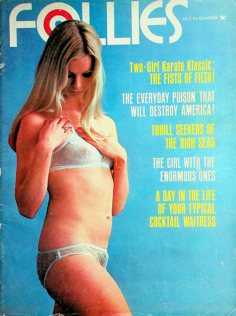 Follies Magazine   Two-Girl Karate Klassic / The Girl With The Enormous Ones!  October 1973    040226lmp