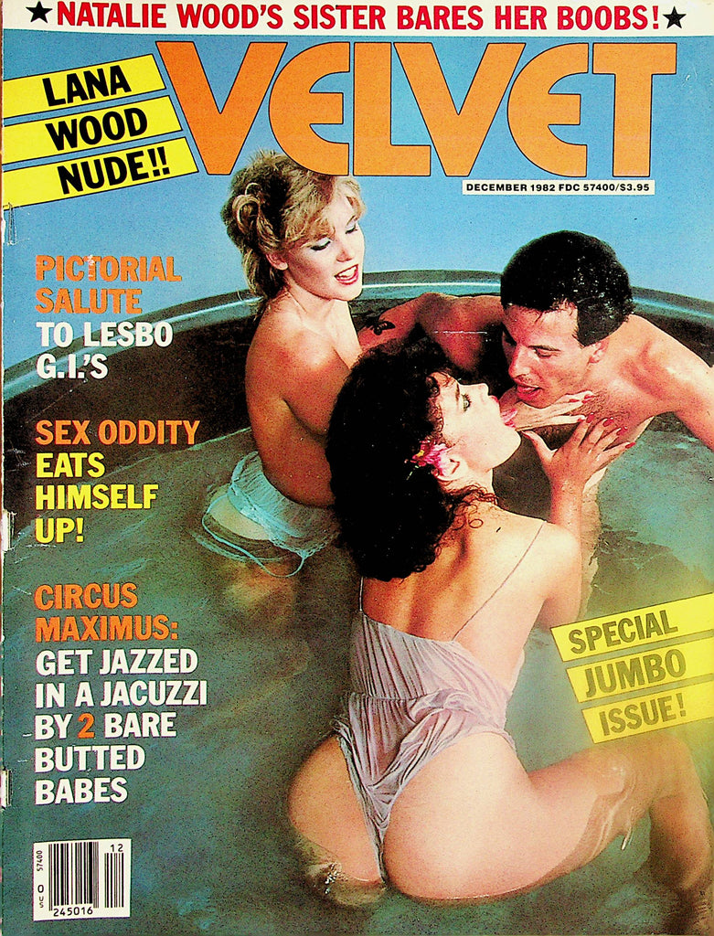 Velvet Magazine  Lana Wood Nude / Centerfold Girl Edie  December 1982    042424lm-p