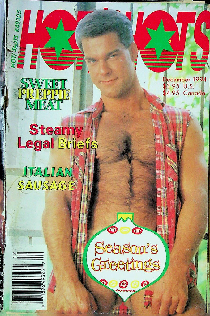 Hot Shots Men's Digest Magazine Seasons Greetings December 1994 100824RP